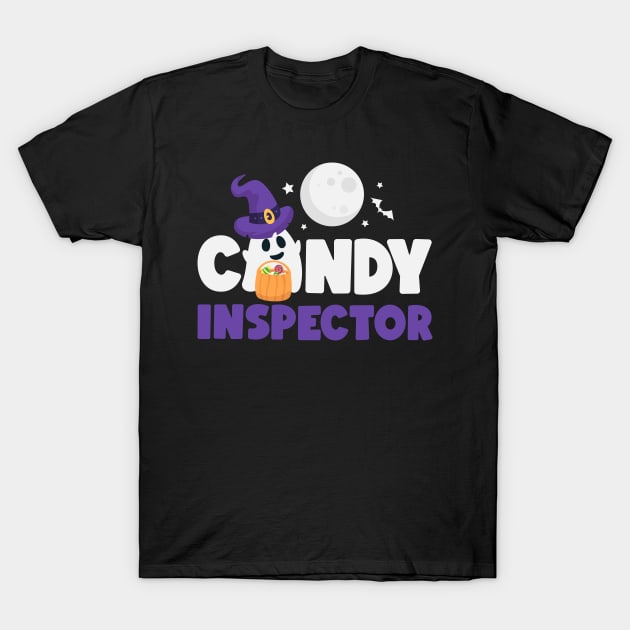 Halloween Candy Inspector T-Shirt by JabsCreative